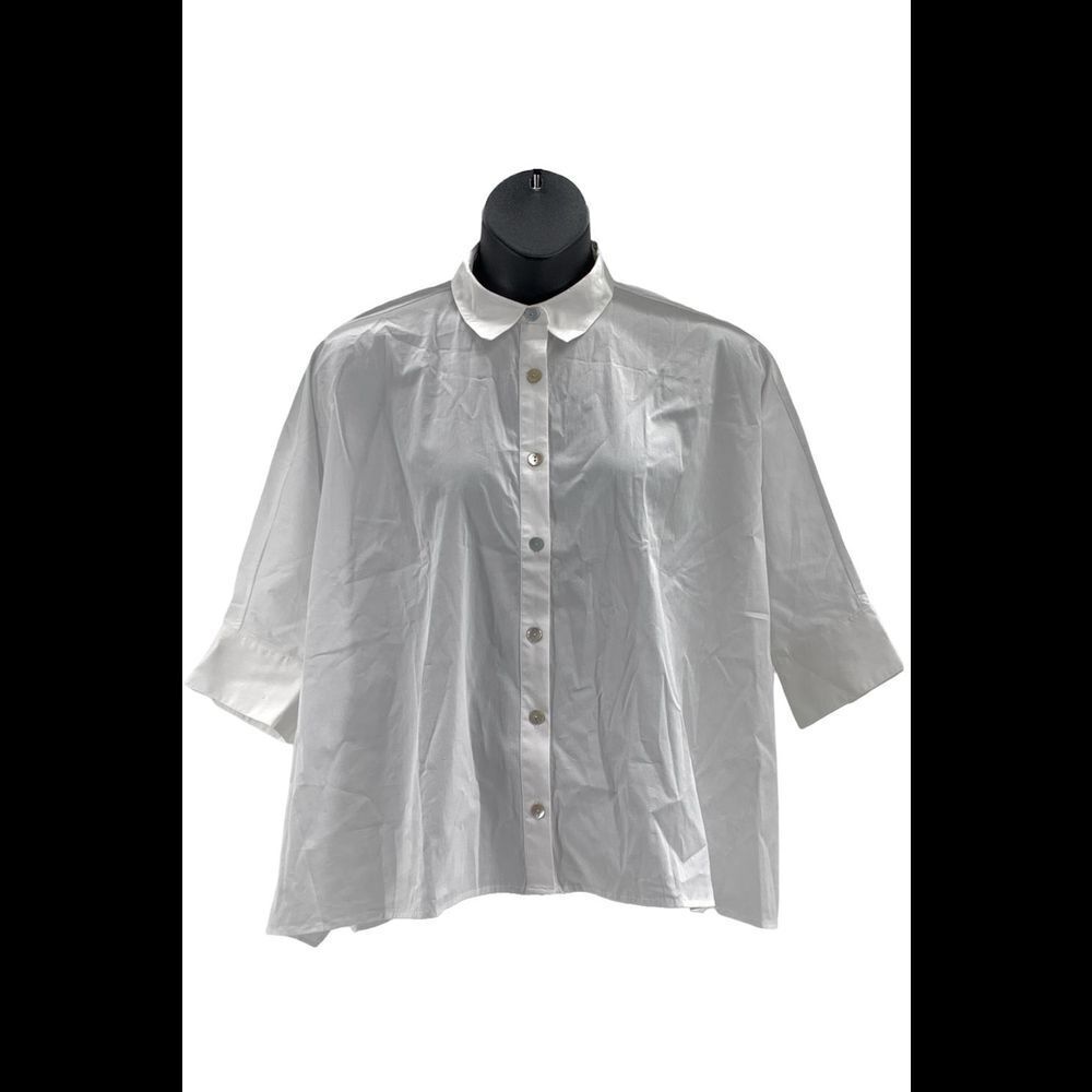 Wynnelayers Unconstructed Button-Up Poplin Shirt … - image 1